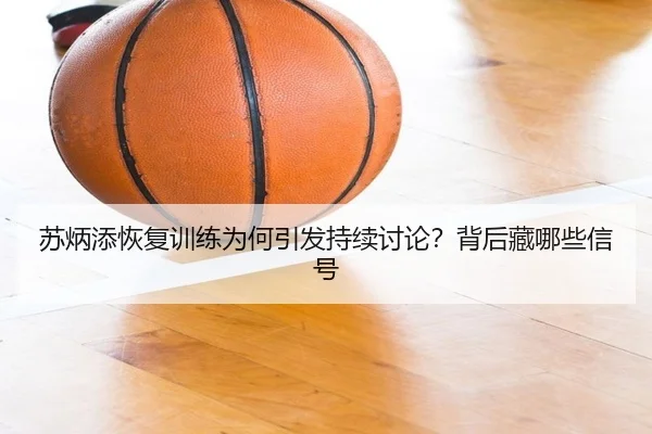 苏炳添恢复训练为何引发持续讨论？背后藏哪些信号